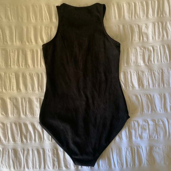 Glamorous - Faux Suede Lace up Bodysuit - Picture 5 of 7